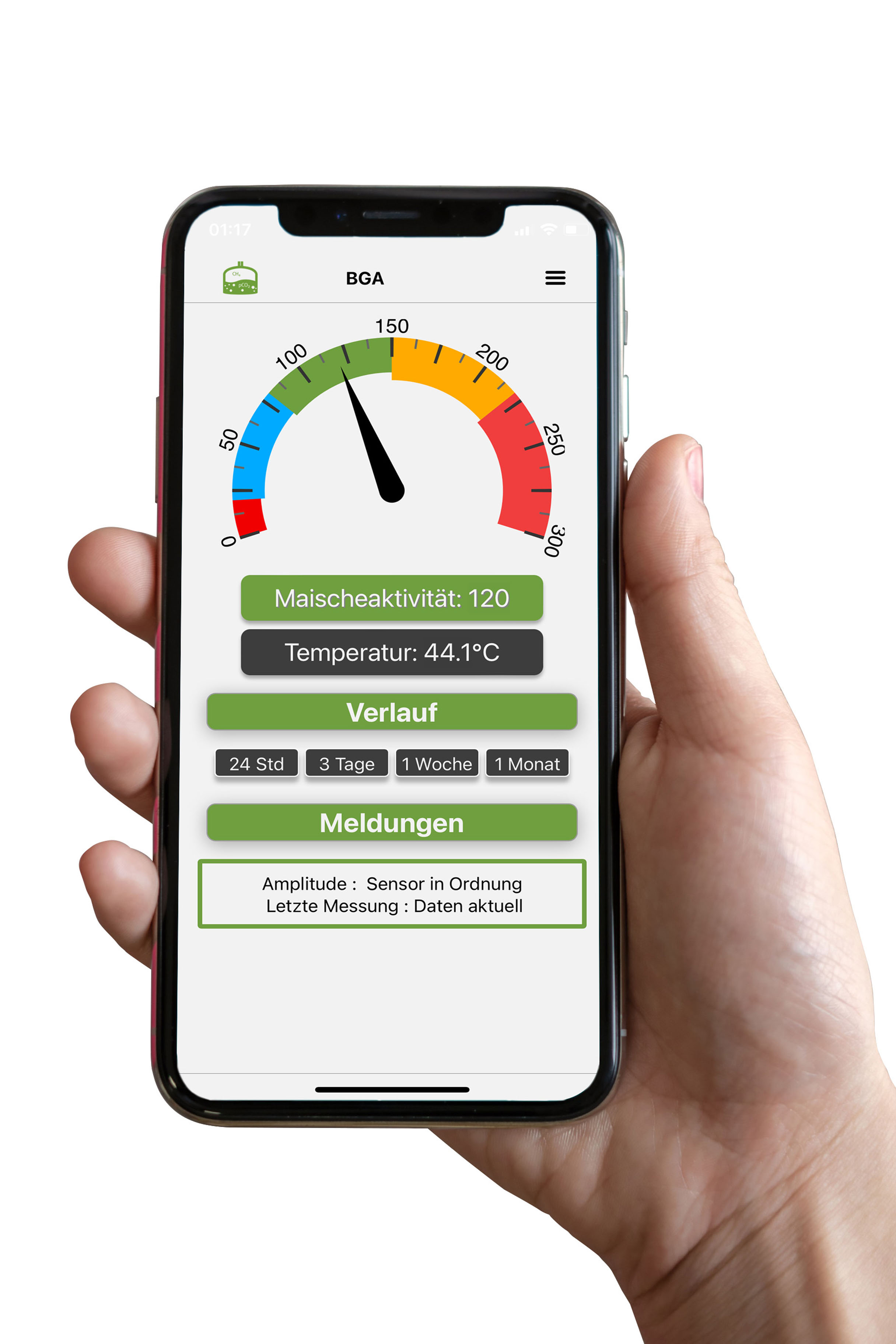 App Hauptansicht